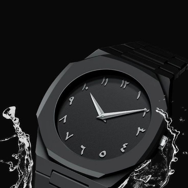 Black Arabic Watch