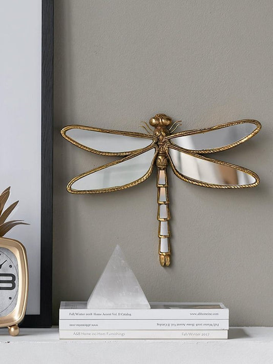 dragonfly wall decor mirror